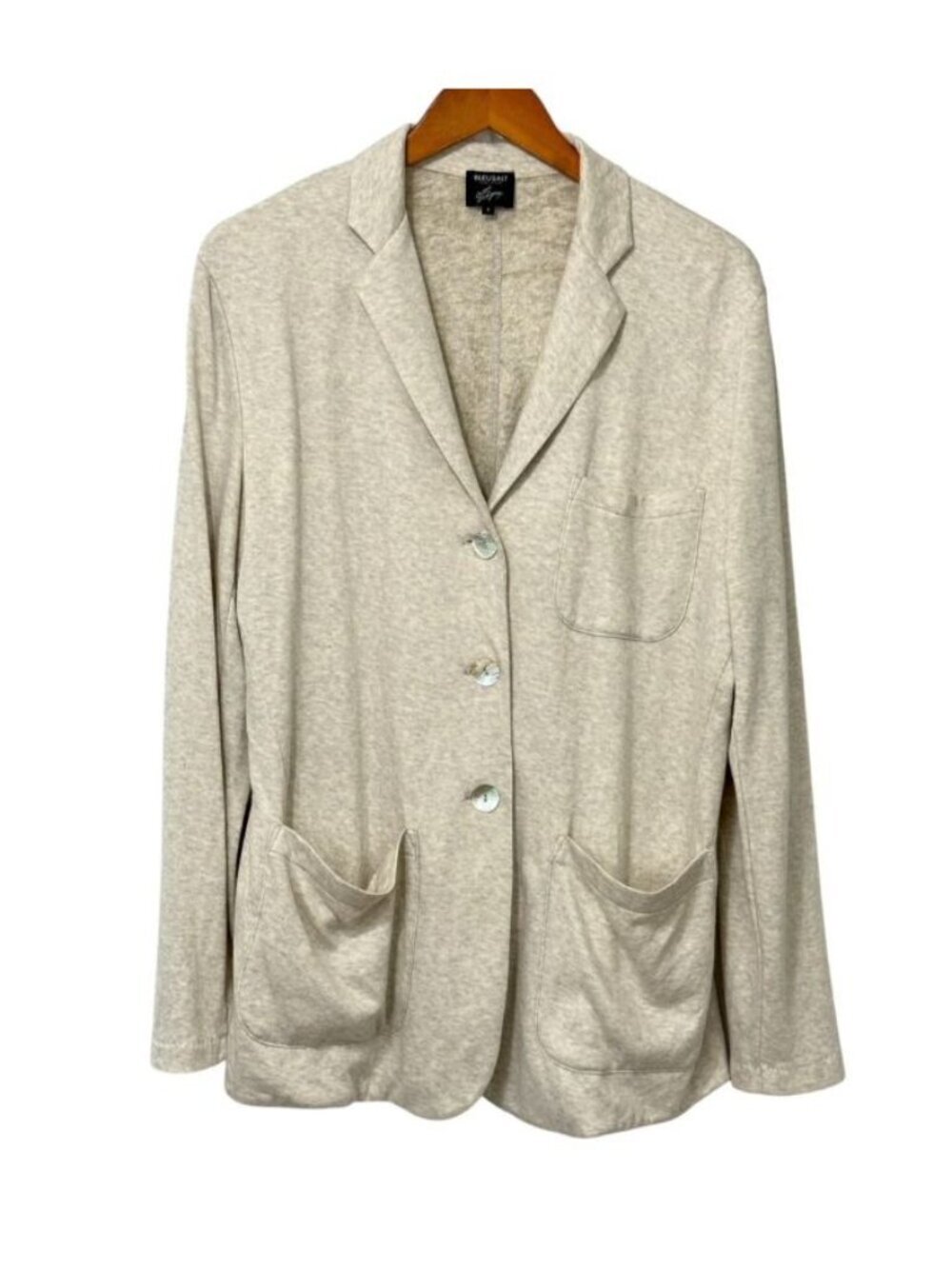 Bleusalt Men's The Big Rock Blazer 3-Button Soft Modal Blend EUC USA Size 4 / XL - Picture 2 of 9